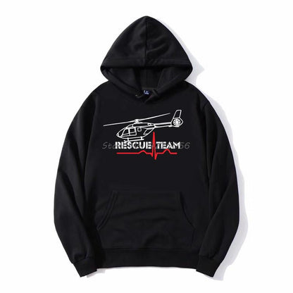 Exceptional "Helicopter and Lifeline" Hoodie