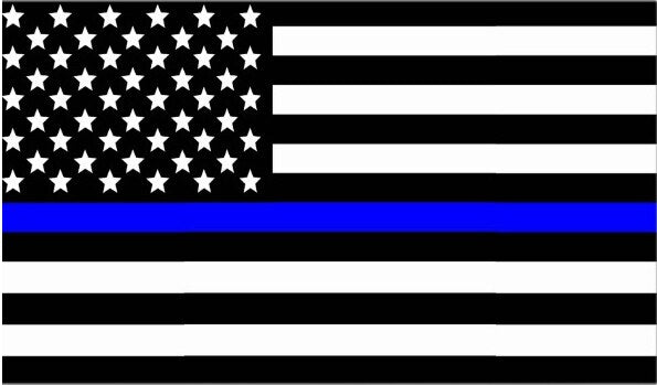 Blue Line Police Flag: Honor, Support, and Unity