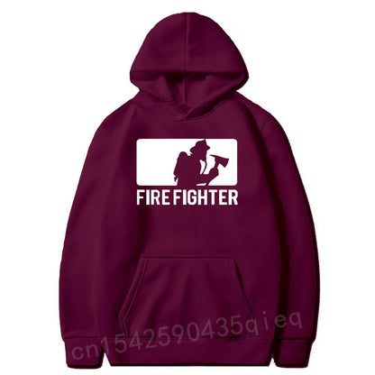 Striking "Silhouette of a Firefighter"