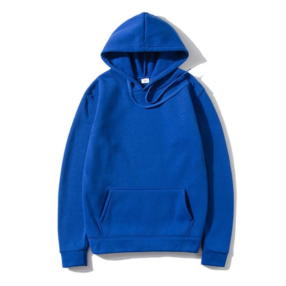 Vertical Blue Line Flag Hoodie