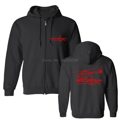 Exceptional "Helicopter and Lifeline" Hoodie