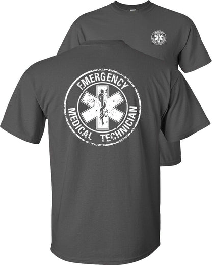 EMT Symbol Back Print T-Shirt