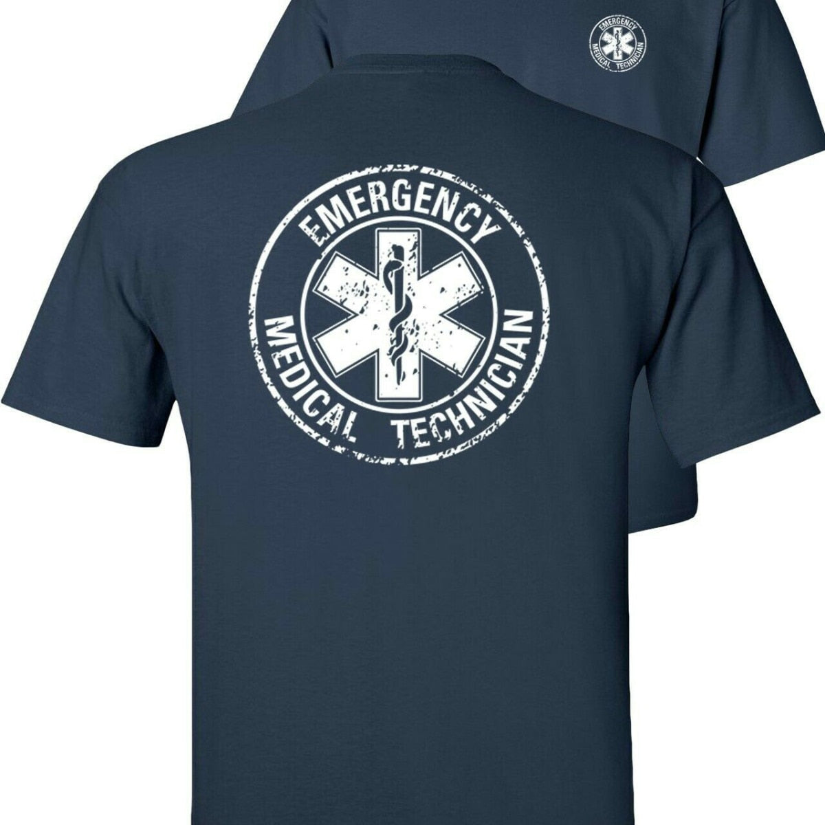 EMT Symbol Back Print T-Shirt